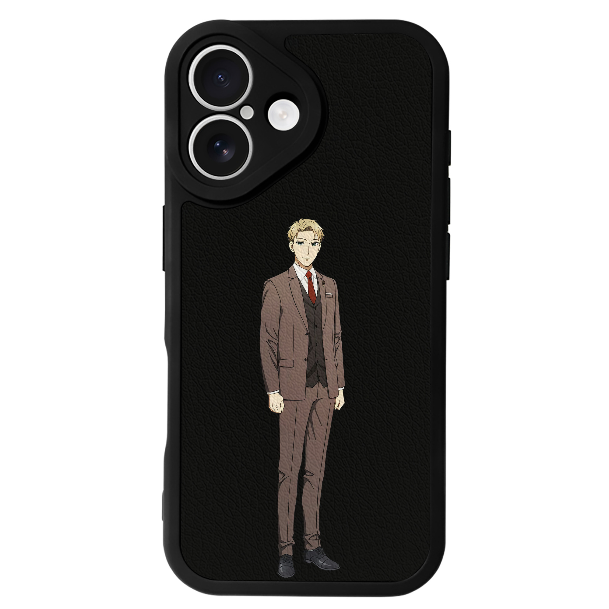 （画像用） SPY×FAMILY间谍家家酒 【iPhone 16シリーズ対応】シリコンスマホケース（レザー調） 材質：シリコン